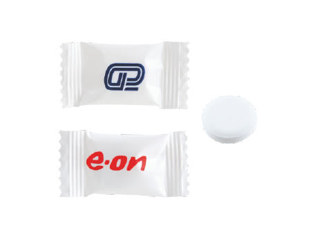 Flowpack mit 1 Dextrose Tablette 2 gr. Fruchtmix 1-3 Farben nicht all-over