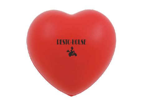 BIKU Anti-Stressball in Herzform.