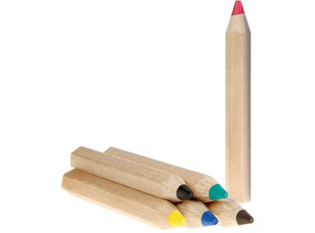 JUMBO Buntstifte Set mit Memo-Kärtchen, inkl. 4c Rundumdruck