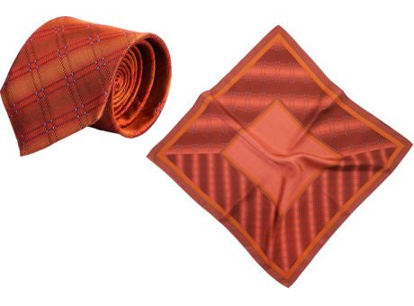 Set (Krawatte, Reine Seide + Nickituch