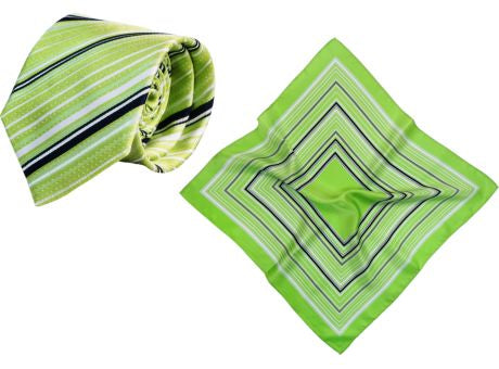 Set (Krawatte, Reine Seide + Nickituch