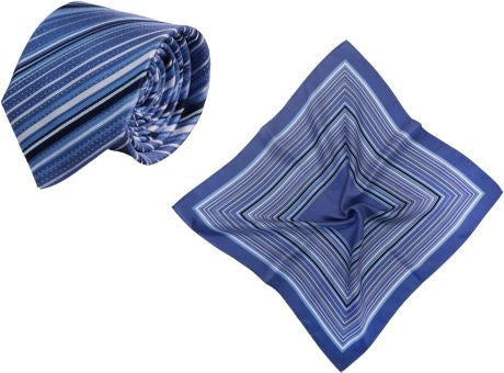 Set (Krawatte, Reine Seide + Nickituch