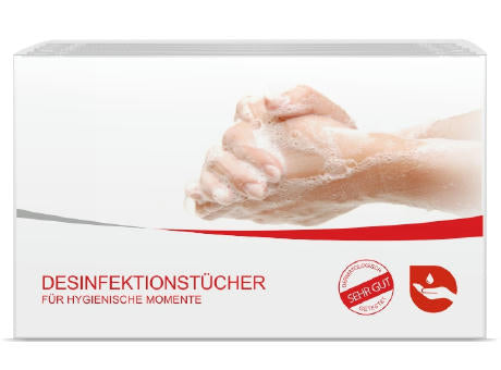 5 ´er FreshBox PREMIUM Desinfektionstücher