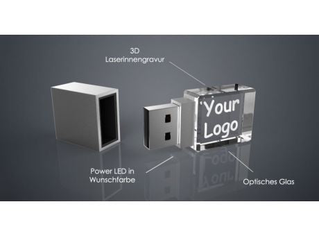 USB CRYSTAL SQUARE (2GB)