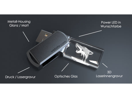 USB CRYSTAL twister (16GB) 3.0