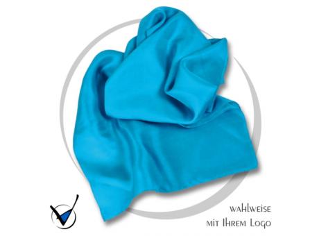 Schal, Seide Kollektion UNI B5 - Türkis