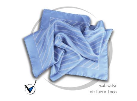 Tuch Kollektion Dessin 37A-5 - Hellblau/Weiß