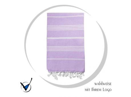 Hamam Sauna Strandtuch - flieder
