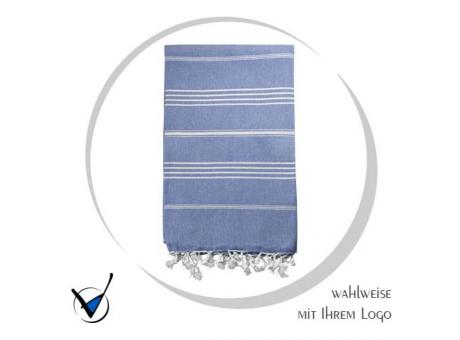 Hamam Sauna Strandtuch - jeansblau