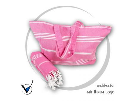 SET Hamam mit Strandtasche