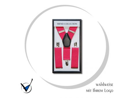 Hosenträger elastisch - Farbe 6, FUCHSIE