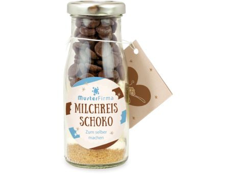 DIY- Flasche - Milchreis Schoko
