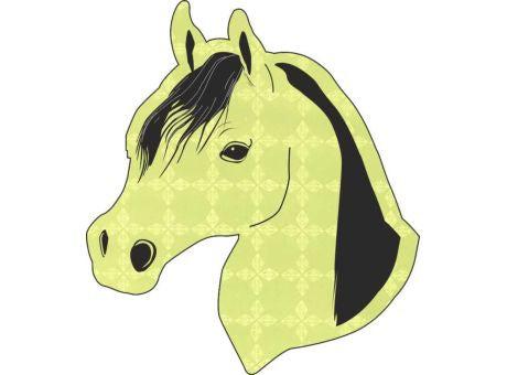 Sticker S-12 Pferdekopf 61 x 67 mm