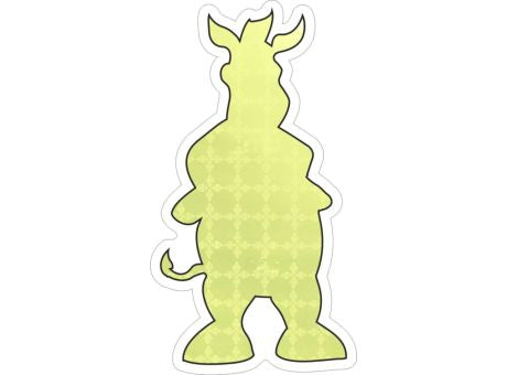 Sticker S-12 Zebra 43 x 77 mm