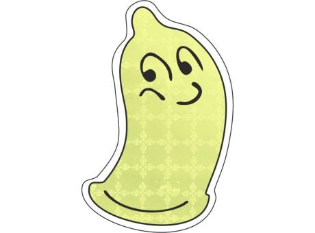 Sticker S-12 Kondom 44 x 70 mm
