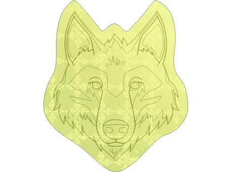 Sticker S-12 Wolfskopf 52 x 60 mm