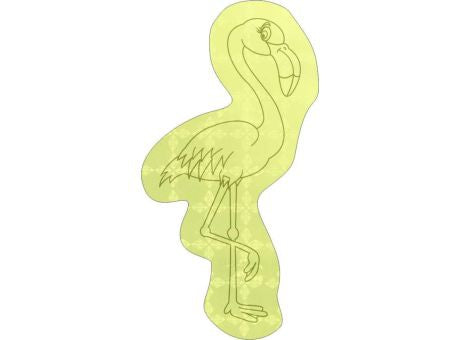Sticker S-13 Flamingo 44 x 80 mm