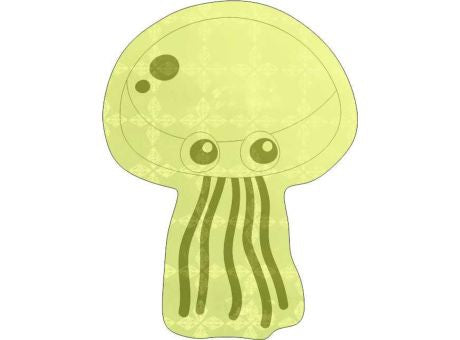 Sticker S-15 Qualle 46 x 60 mm