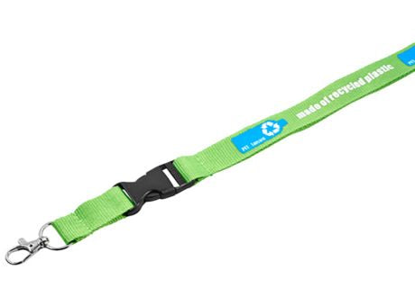 Lanyard Umhängeband aus Recycling Material (RPET)