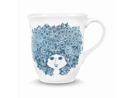 Björn Wiinblad Isoliertasse Rosalinde rauchblau 35cl