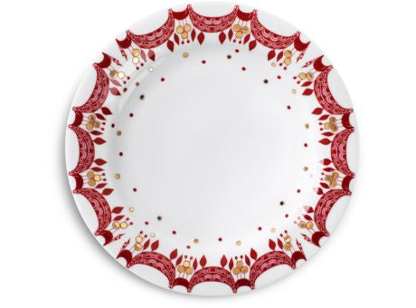 Björn Wiinblad Weihnachtsteller rot 20cm