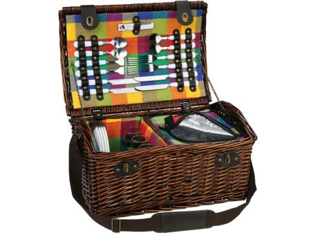 Cilio Picknick-KorbLAVENO dunkelbraun