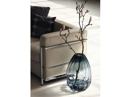 Holmegaard 2Lips Vase blau 45cm