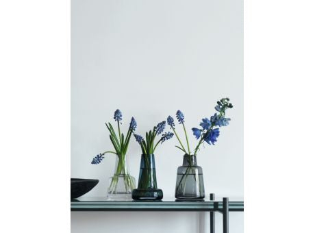 Holmegaard Flora Vase kurzer Hals smoke 12cm