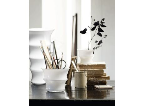 Holmegaard Karen Blixen Vase weiss 23cm