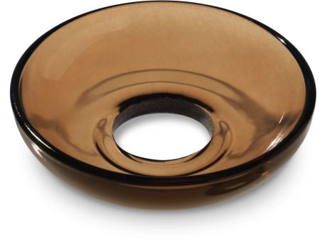 Holmegaard LUMI Glasmanschetten schalenförmig braun 8er Set