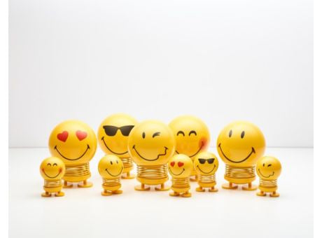 Hoptimist Large Smiley Cool Gelb