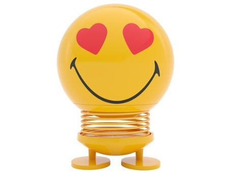 Hoptimist Large Smiley Love Gelb