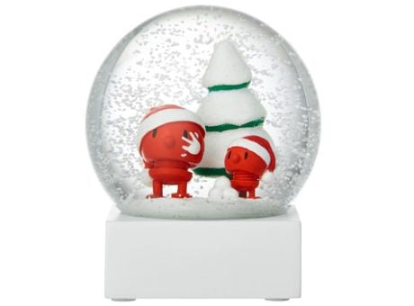 Hoptimist Santa Snow Globe