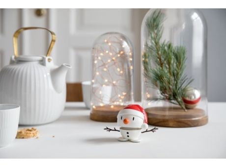 Hoptimist Small Santa Snowman Weiß