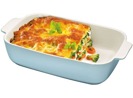 Küchenprofi Auflaufform rechteckig 36cm hellblau