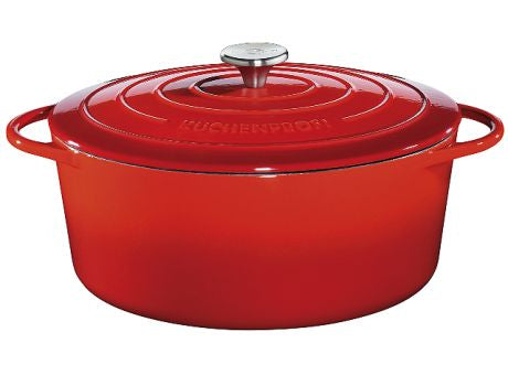 Küchenprofi Bratentopf oval 31cm rot