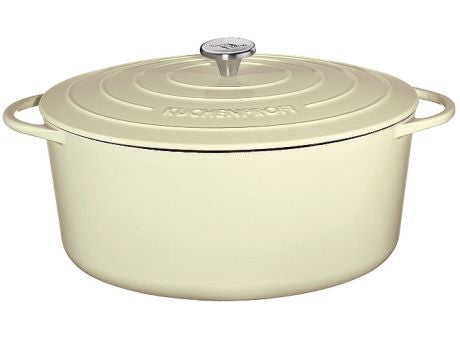 Küchenprofi Bratentopf oval 33cm creme