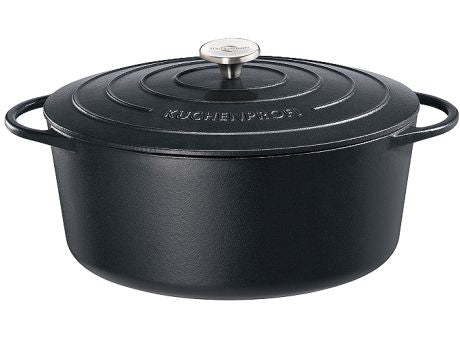 Küchenprofi Bratentopf oval 33cm schwarz