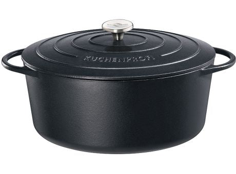 Küchenprofi Bratentopf oval 40cm schwarz