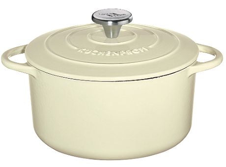 Küchenprofi Bratentopf rund 24cm creme