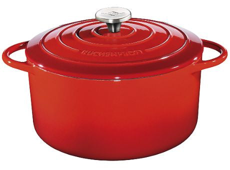 Küchenprofi Bratentopf rund 26cm rot