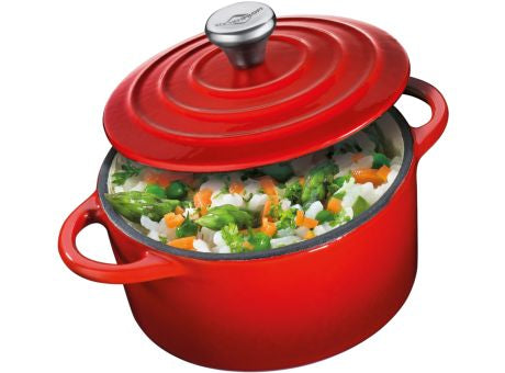 Küchenprofi Mini-Cocotte rund 10cm rot