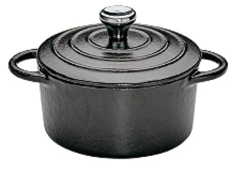 Küchenprofi Mini-Cocotte rund 10cm schwarz