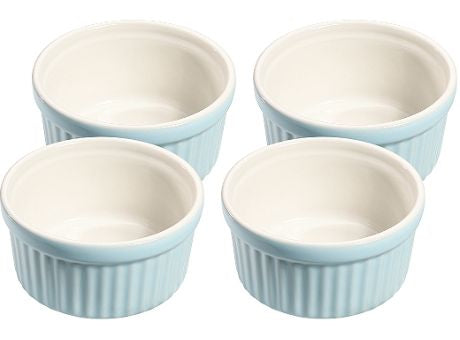 Küchenprofi Ragoutschälchen 4er Set 10cm hellblau
