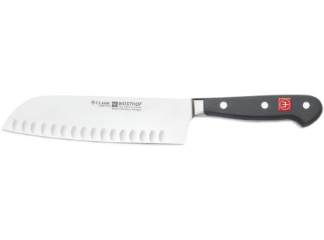 Wüsthof CLASSIC Santoku mit Wellenschliff 17cm