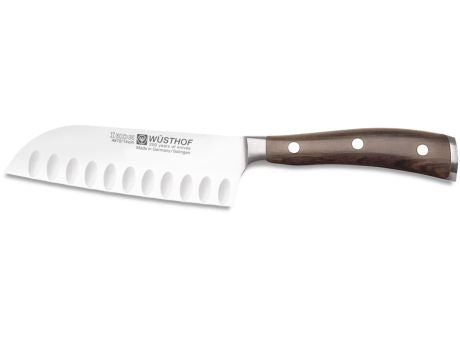 Wüsthof IKON Santoku mit Kullenschliff 14cm