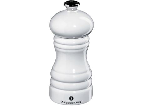 Zassenhaus Pfeffermühle Berlin 12cm weiß glänzend