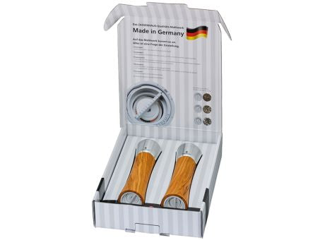 Zassenhaus Mühlen-Set Augsburg 18cm Olivenholz