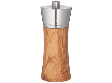 Zassenhaus Salzmühle Augsburg 14cm Olivenholz