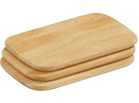 Zassenhaus Frühstücksbretter 3er Set hell 22cm